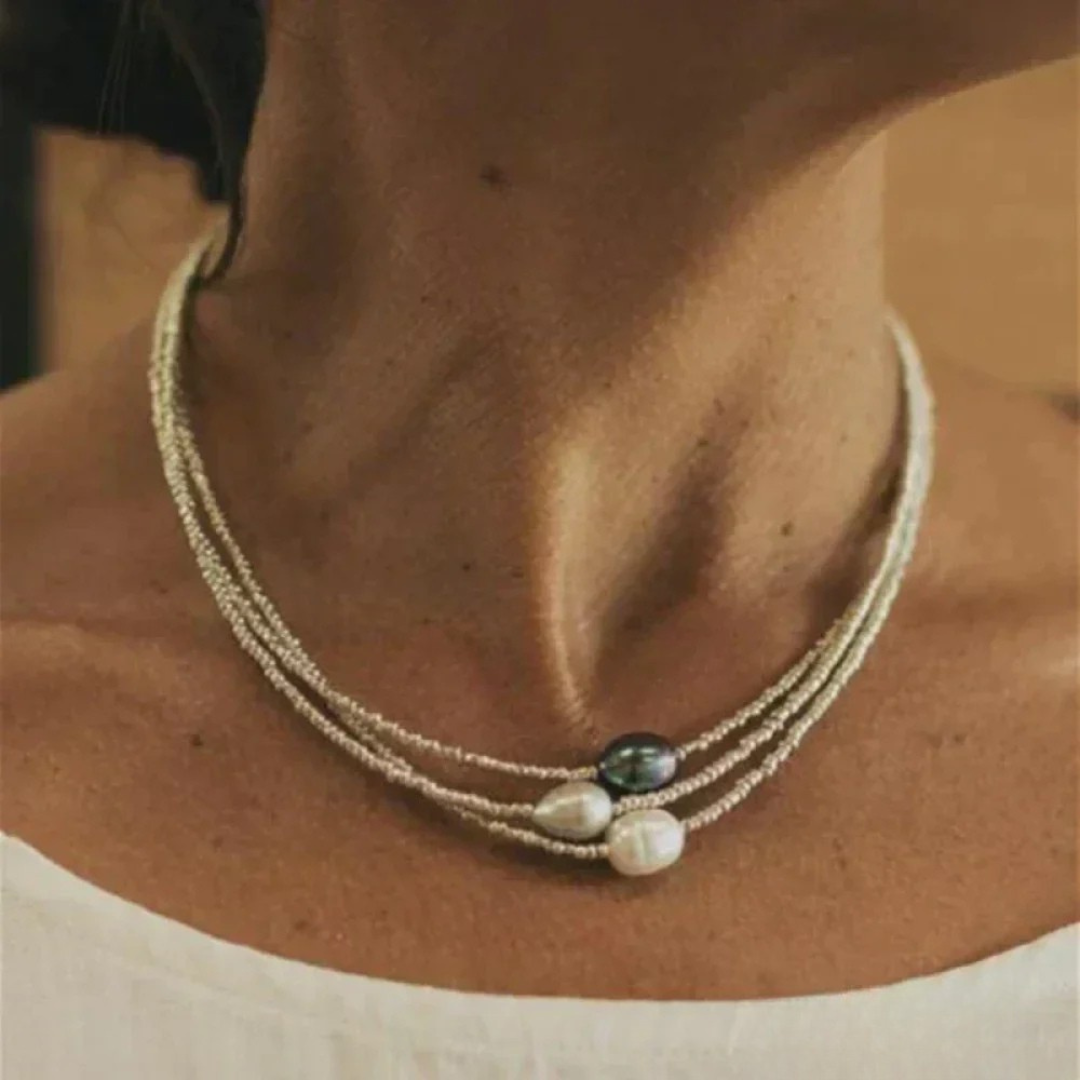 Collana di perle dal design vintage