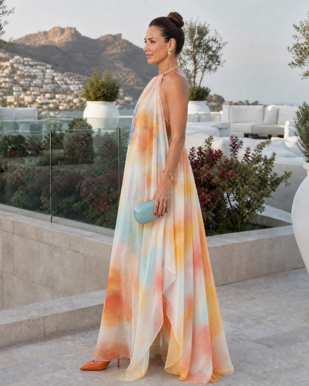 Solmira | Abito Halter Acquerello