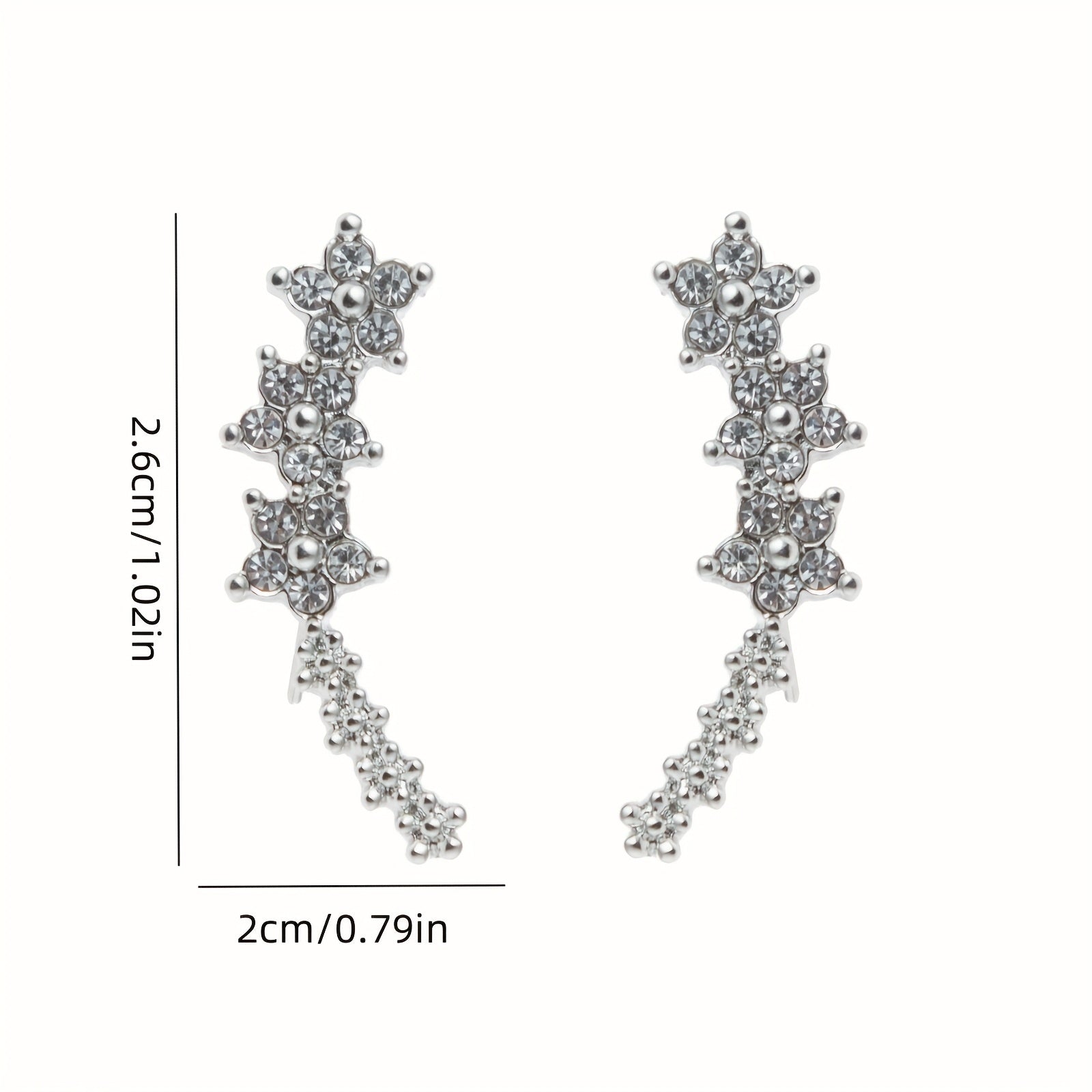 Eleganti orecchini floreali in argento senza tempo