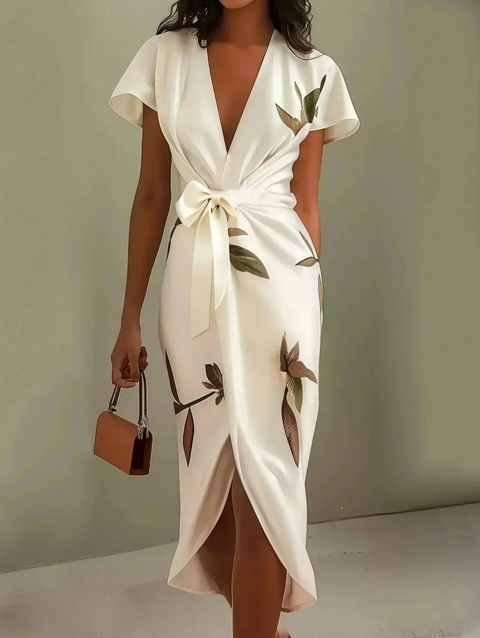 Judy | Abito Satin Bianco