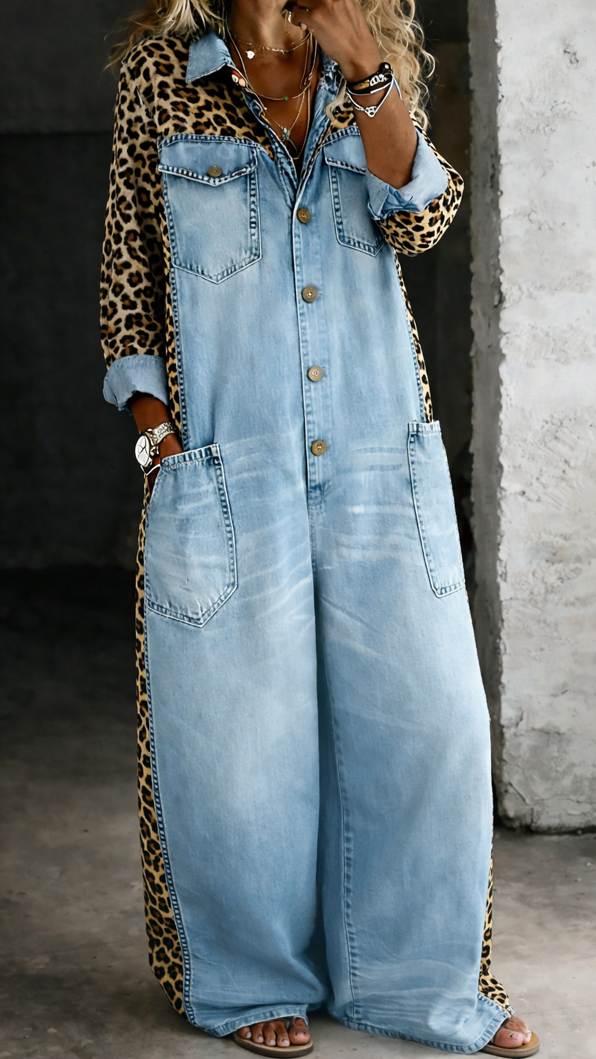 Amanda | Tuta intera in denim