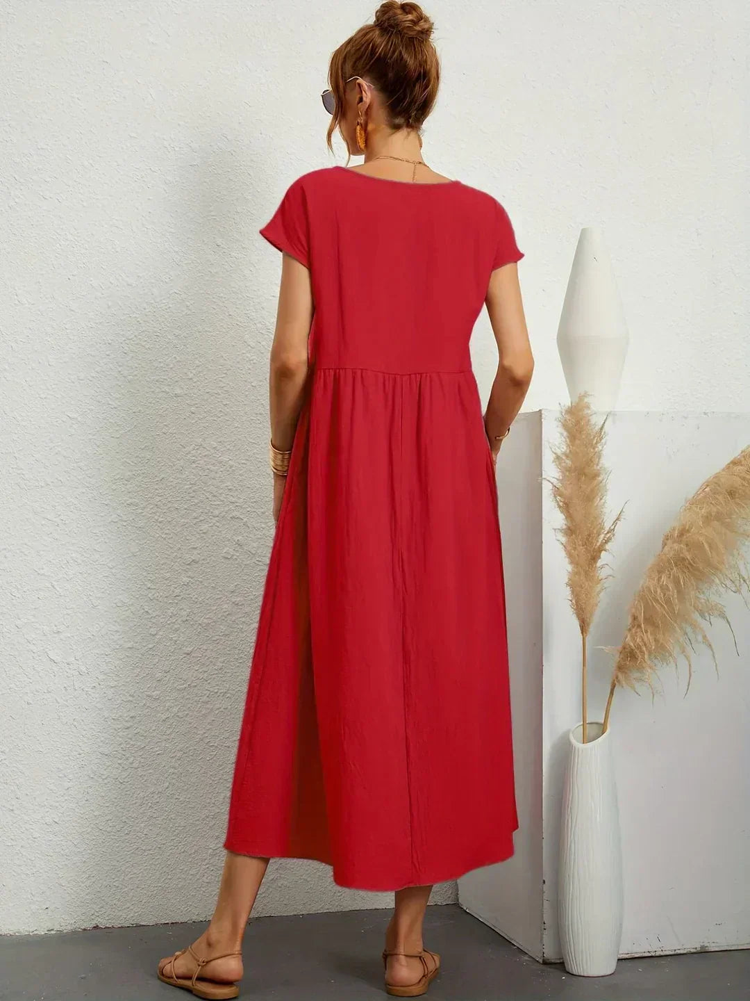 Gabriela™ | Abito midi fluido dall’eleganza senza tempo