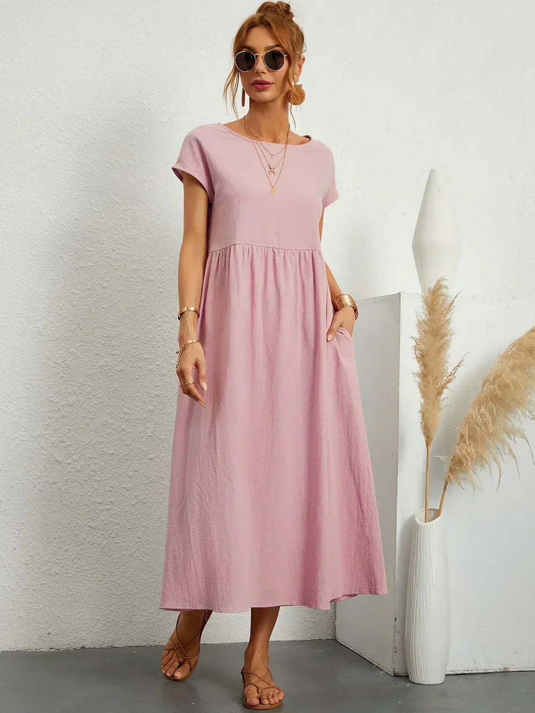 Gabriela™ | Abito midi fluido dall’eleganza senza tempo