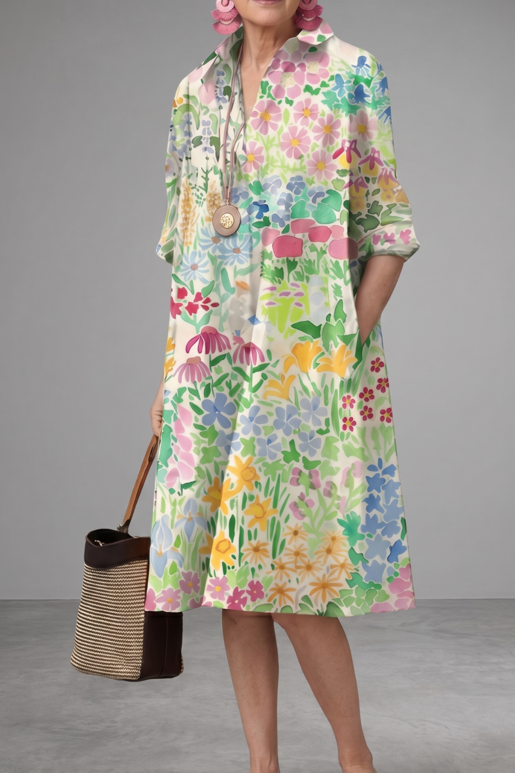 Paige | Abito midi curato ed elegante