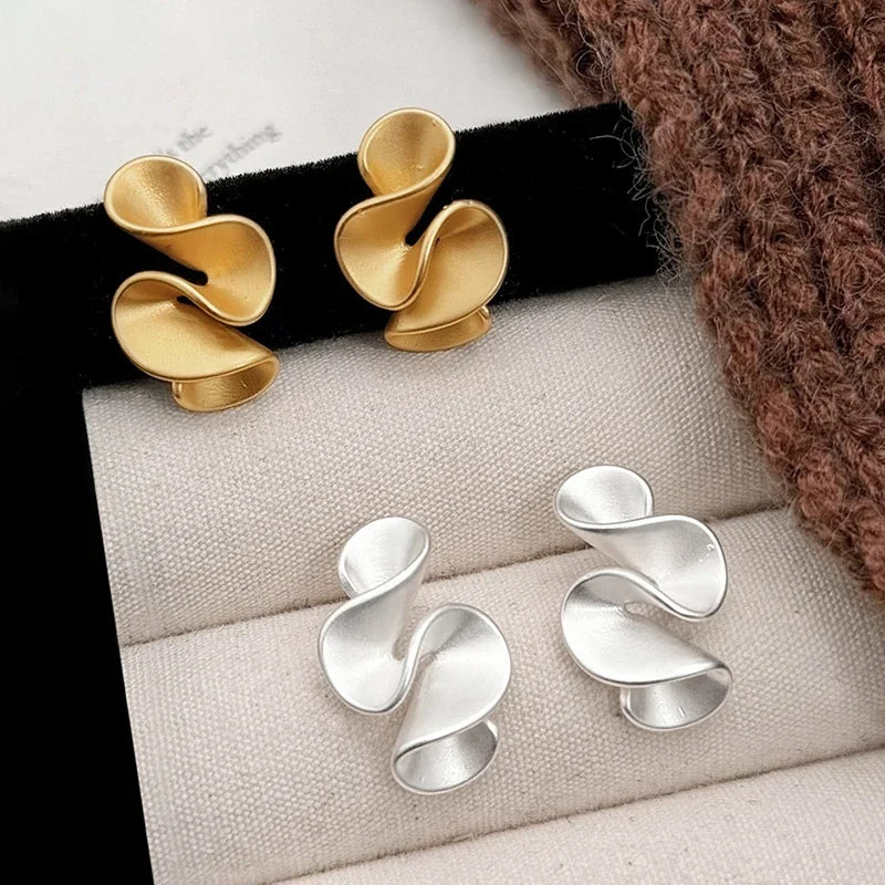 Orecchini in Argento con Dettagli in Oro 18K