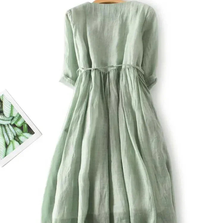 Livia | Abito maxi leggero