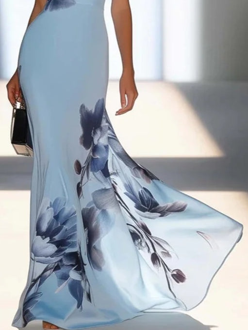 Victoria | Abito Maxi Satinato