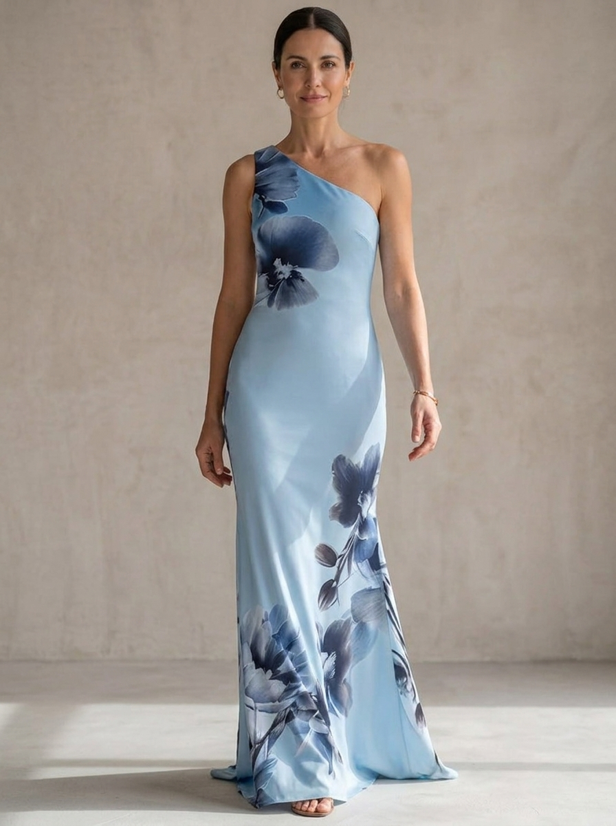Victoria | Abito Maxi Satinato