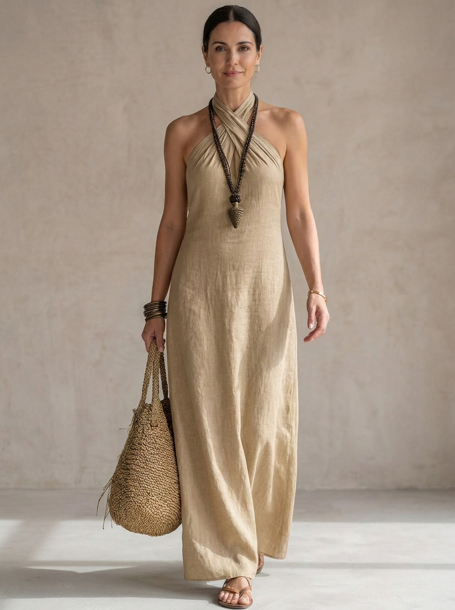 Elena | Abito Maxi Vintage