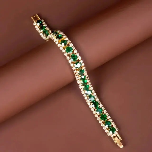 Bracciale in Verde e Oro