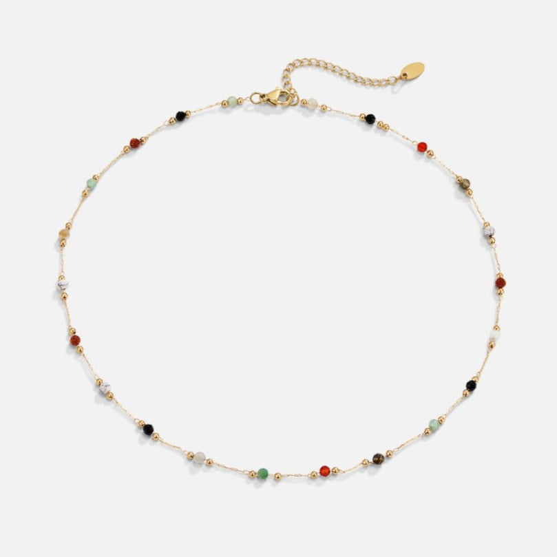 Collana Minimalista con Gemma