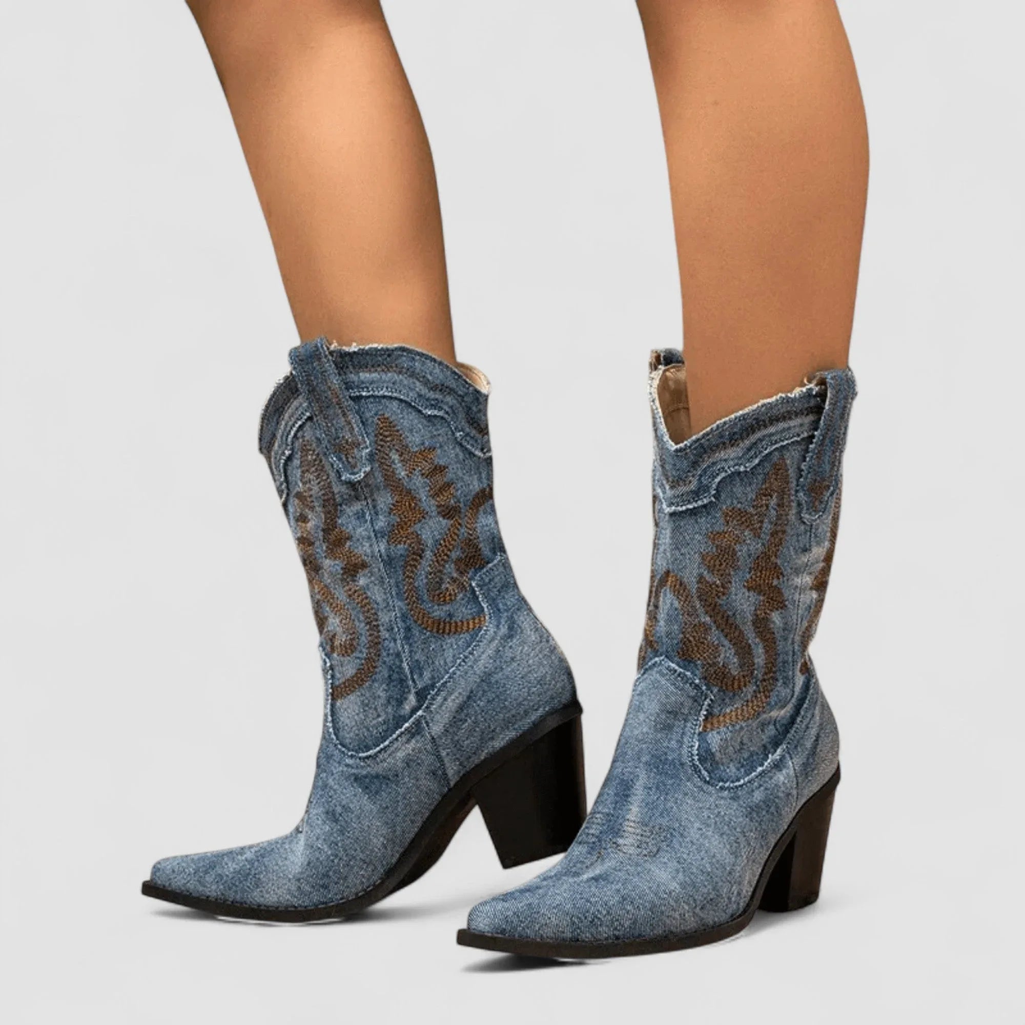 Selena – Stivaletti in Denim Ortopedico