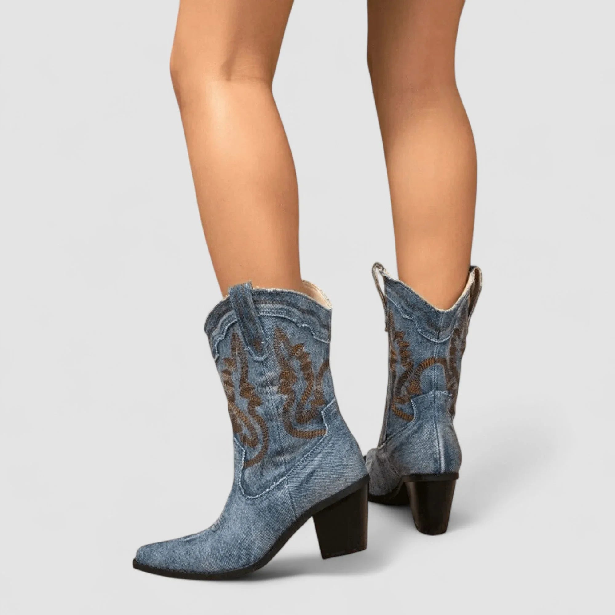 Selena – Stivaletti in Denim Ortopedico