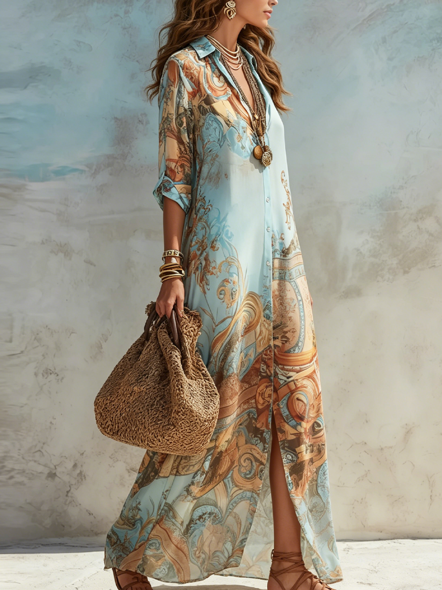 Valentina | Abito Barocco Floreale