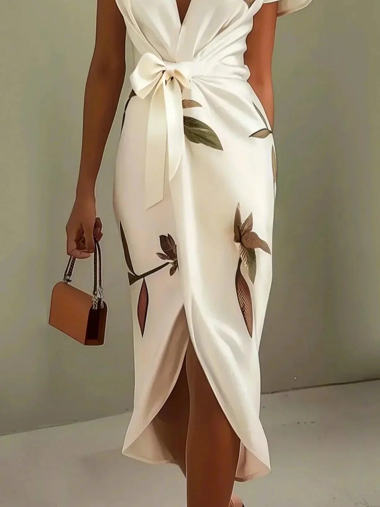 Judy | Abito Satin Bianco