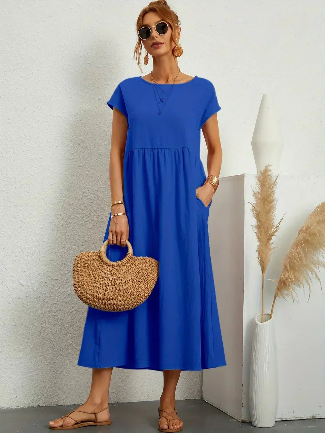 Gabriela™ | Abito midi fluido dall’eleganza senza tempo