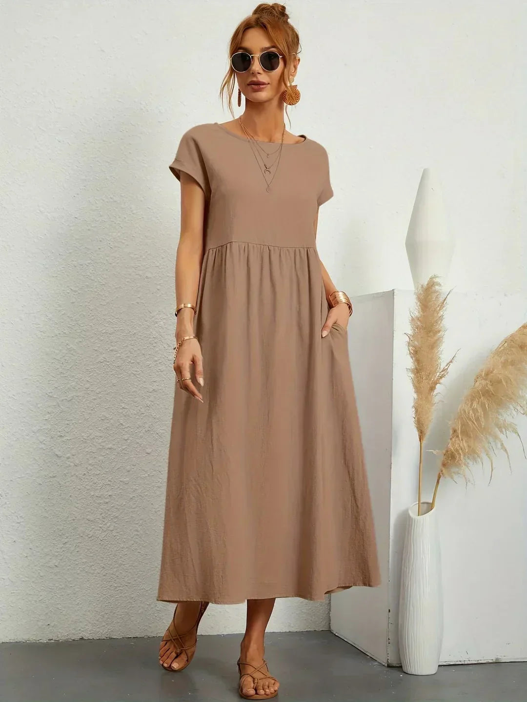 Gabriela™ | Abito midi fluido dall’eleganza senza tempo