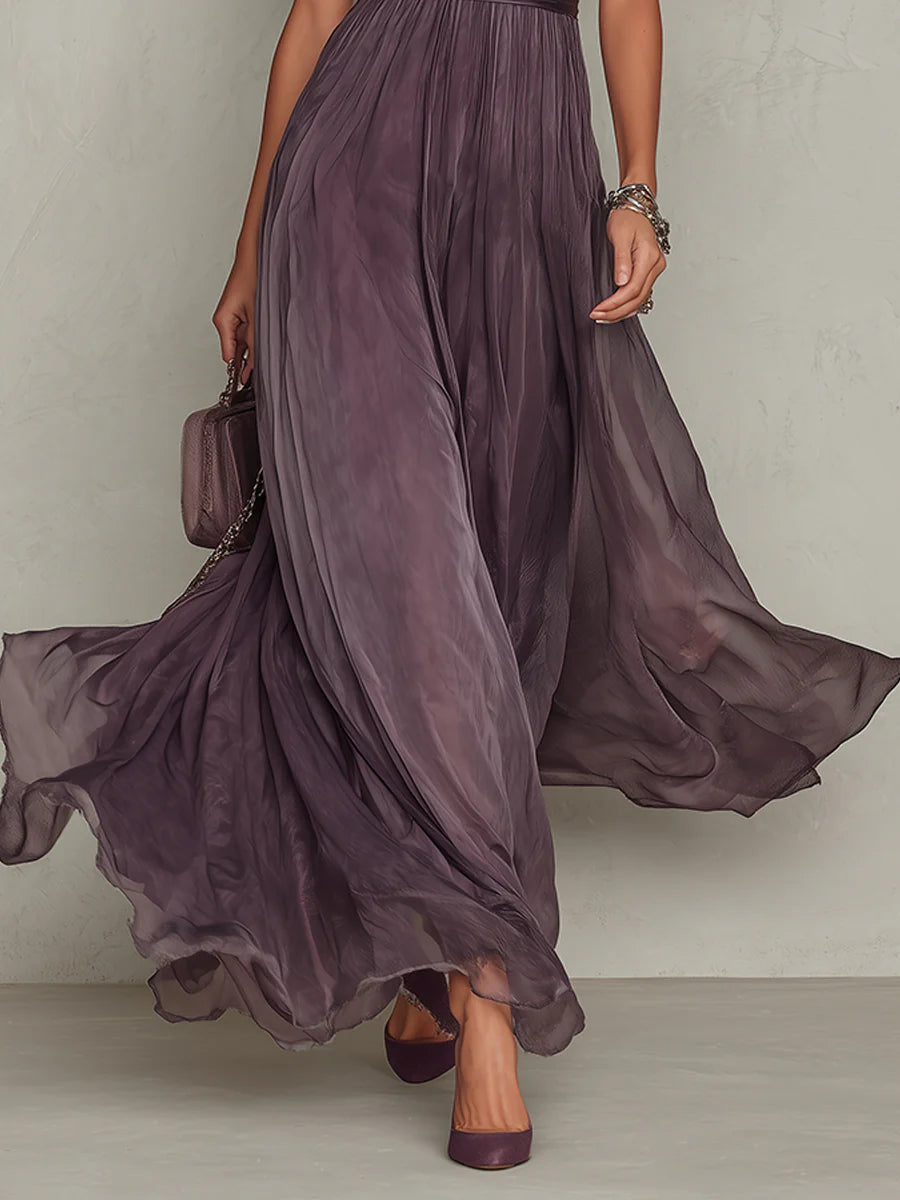 Ashley | Abito Maxi Vintage Chiffon