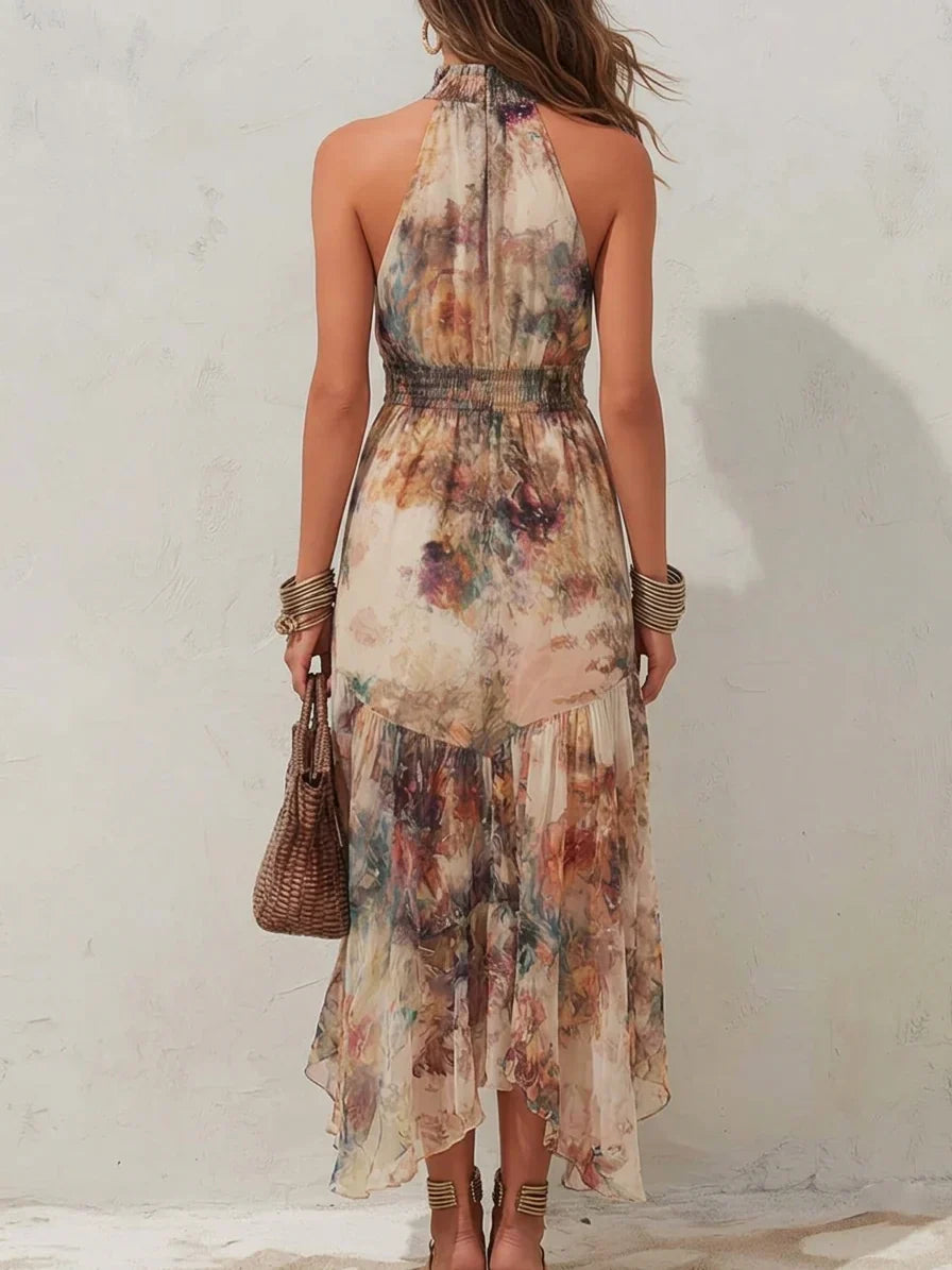 Chloe | Abito Midi Vintage Floreale