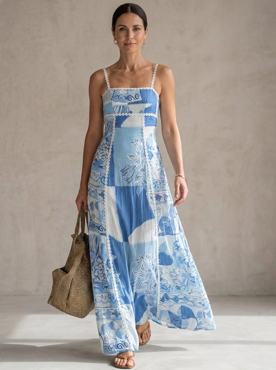 Eleonore | Abito Maxi Stampato
