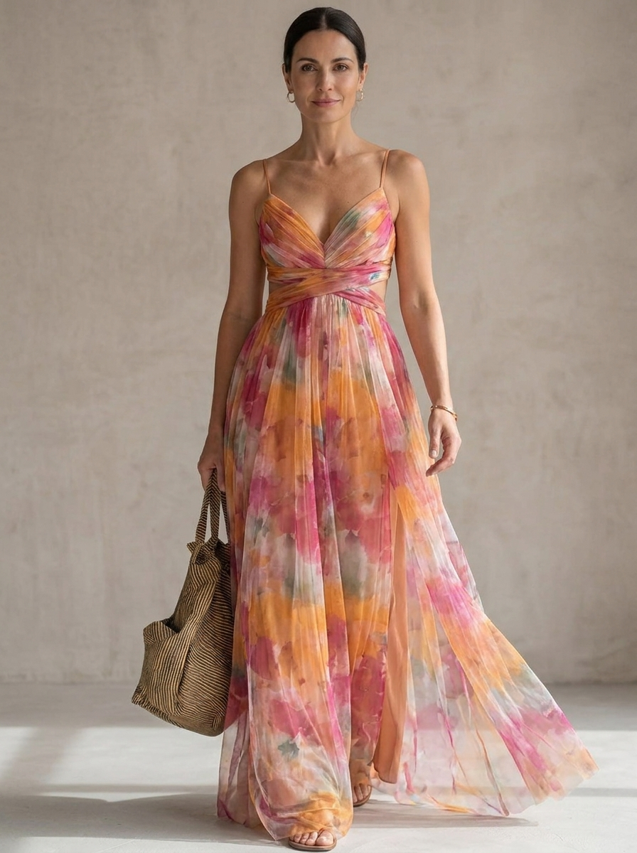 Karen | Abito Maxi Floreale