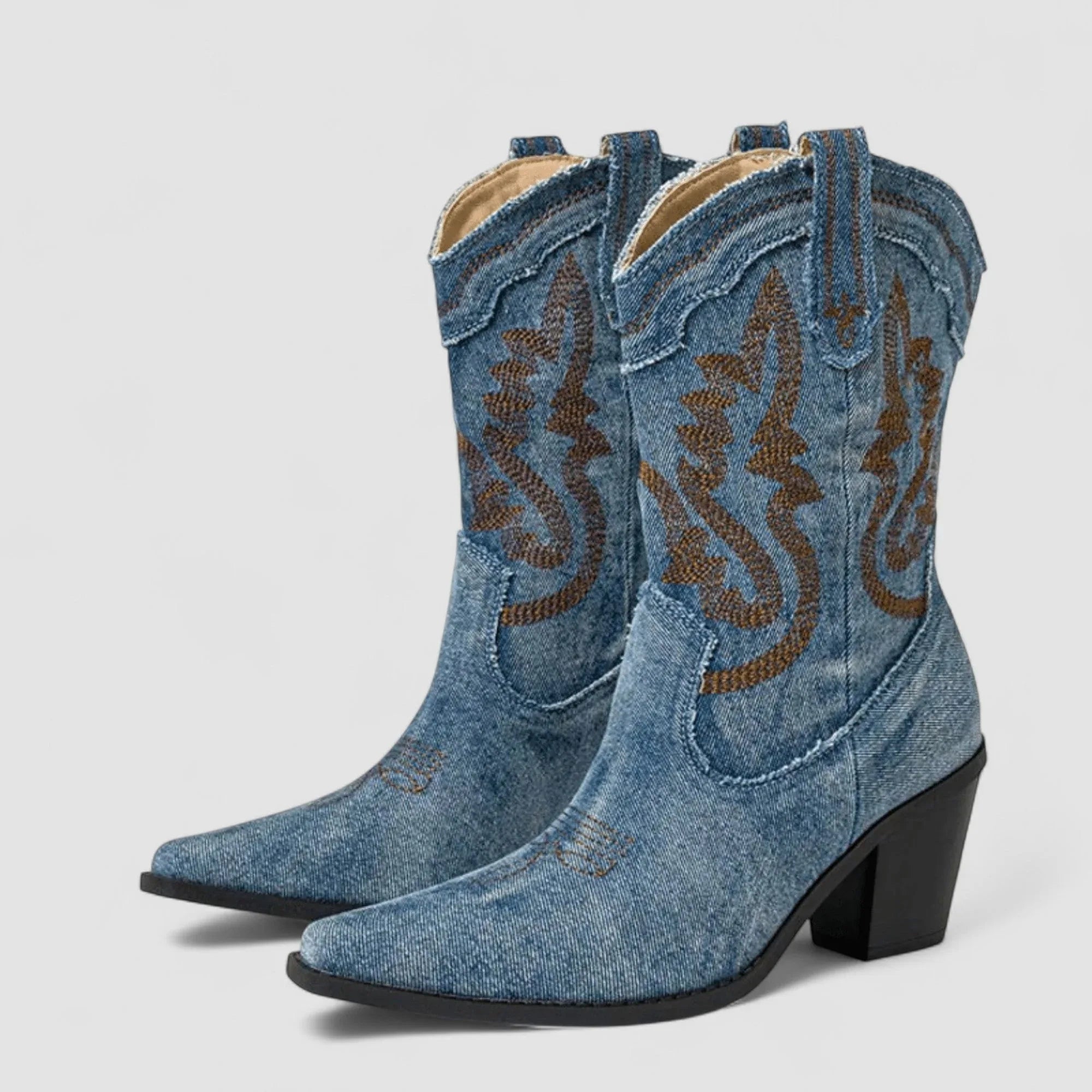 Selena – Stivaletti in Denim Ortopedico