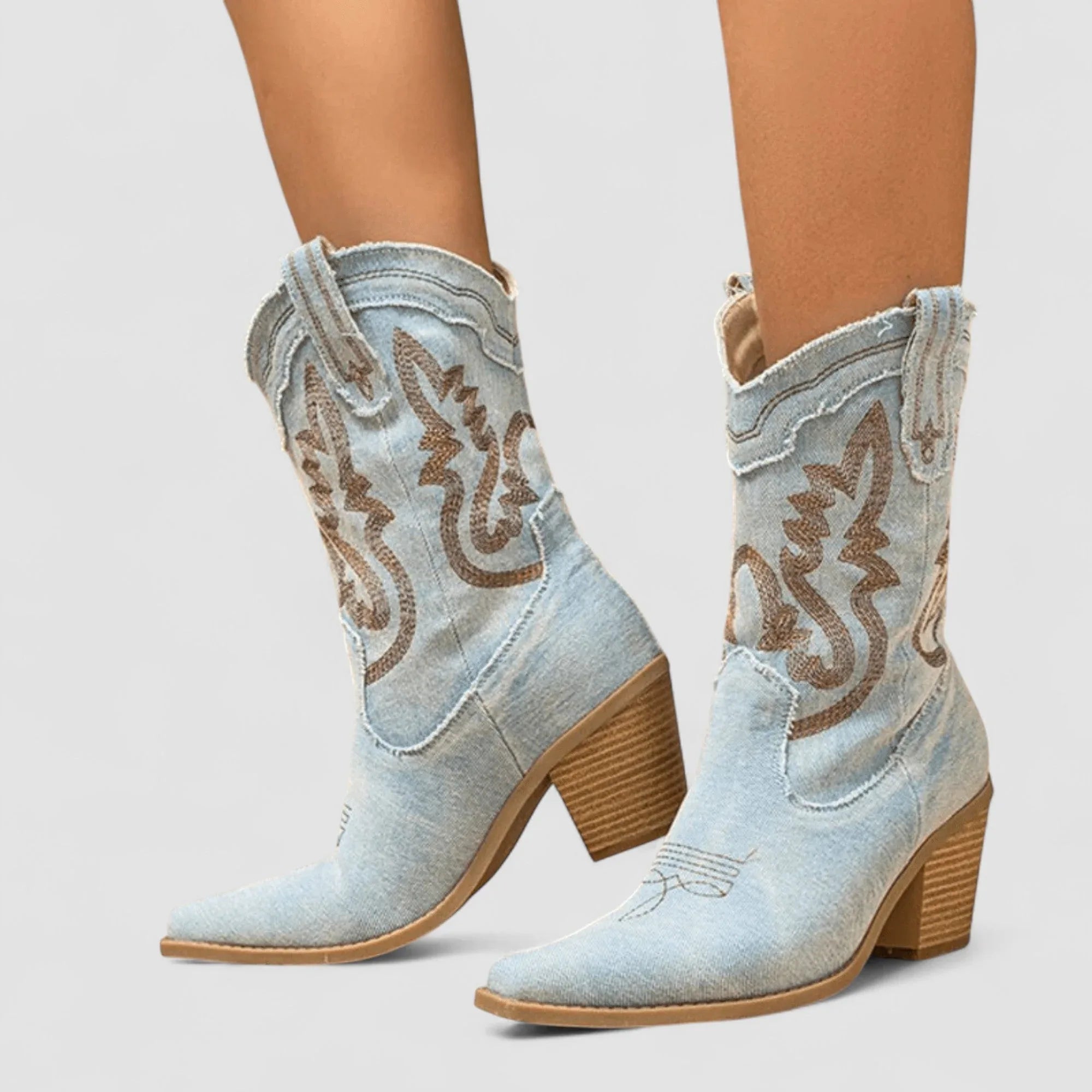 Selena – Stivaletti in Denim Ortopedico